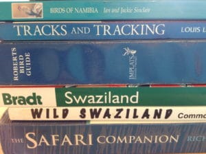 A pile of safari books