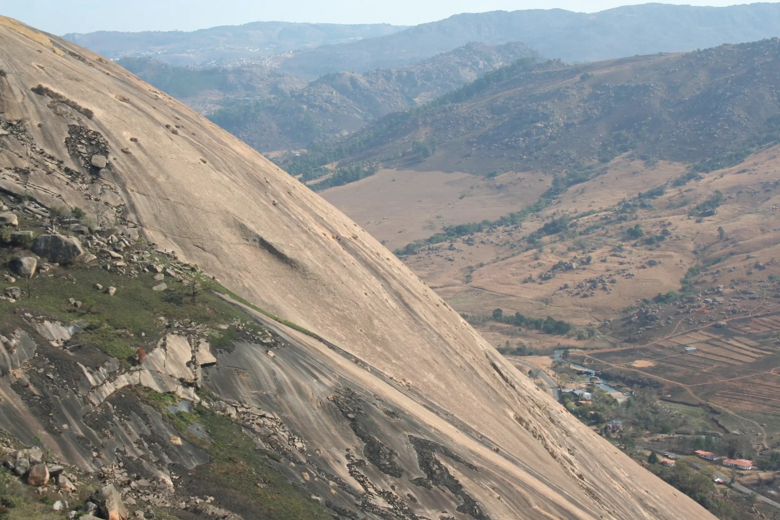 The face of Sibebe Rock Eswatini