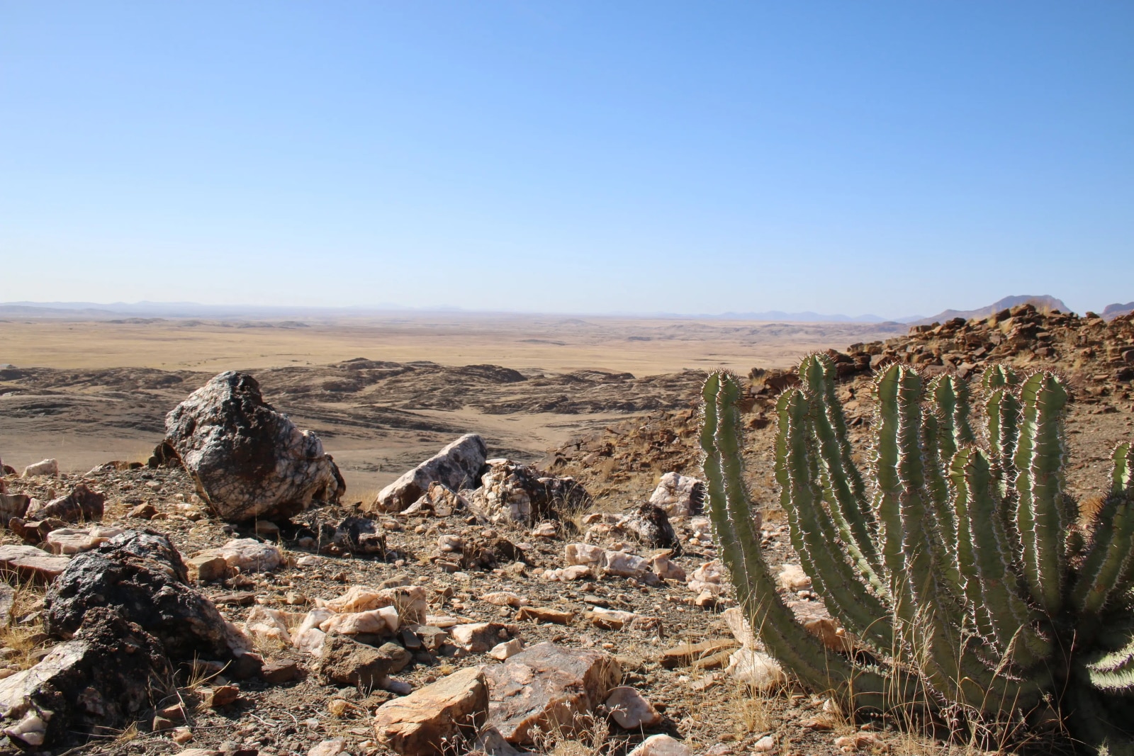 Vast Namib Desert in Namibia