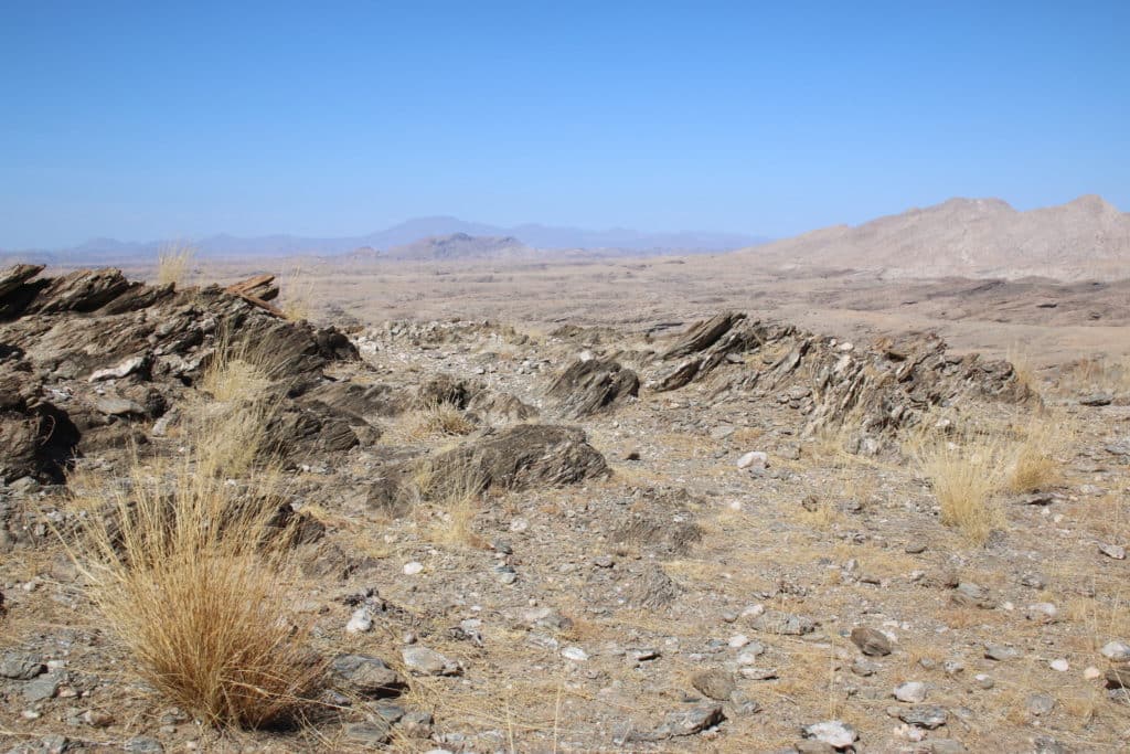 hiking in the Namib