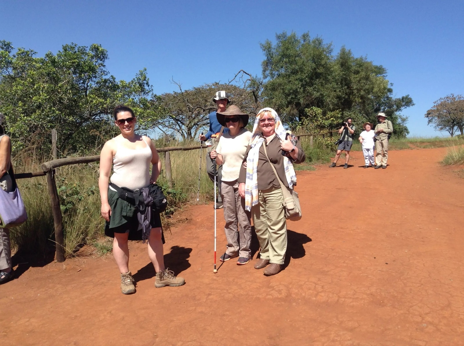 Group walking safari in Eswatini