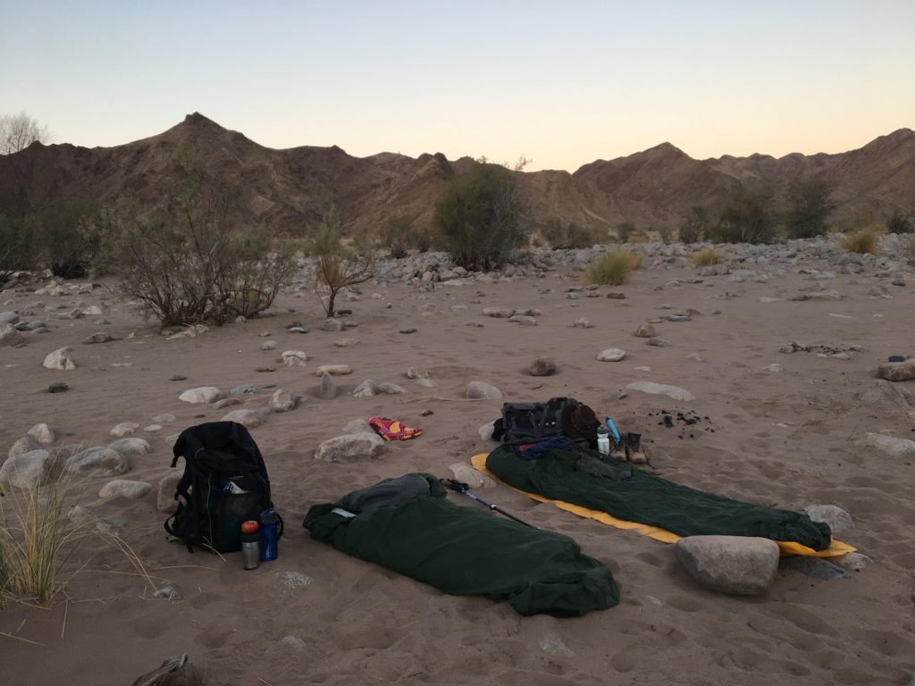 camping under the stars