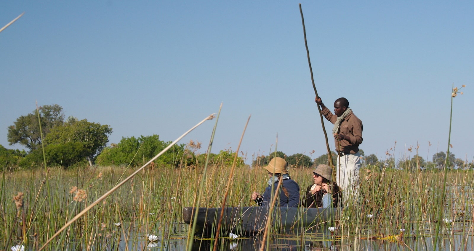 boat in reeds - Visit Africa