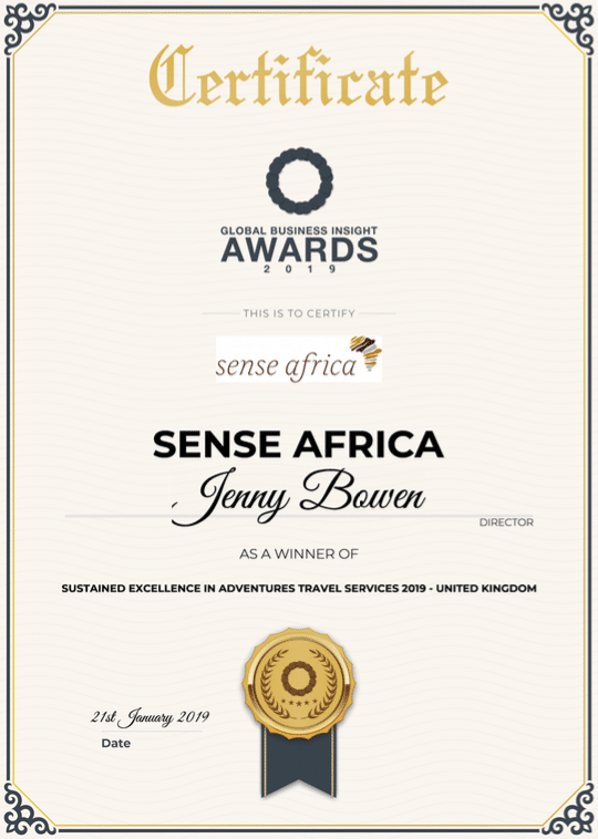 Sense Earth travel award