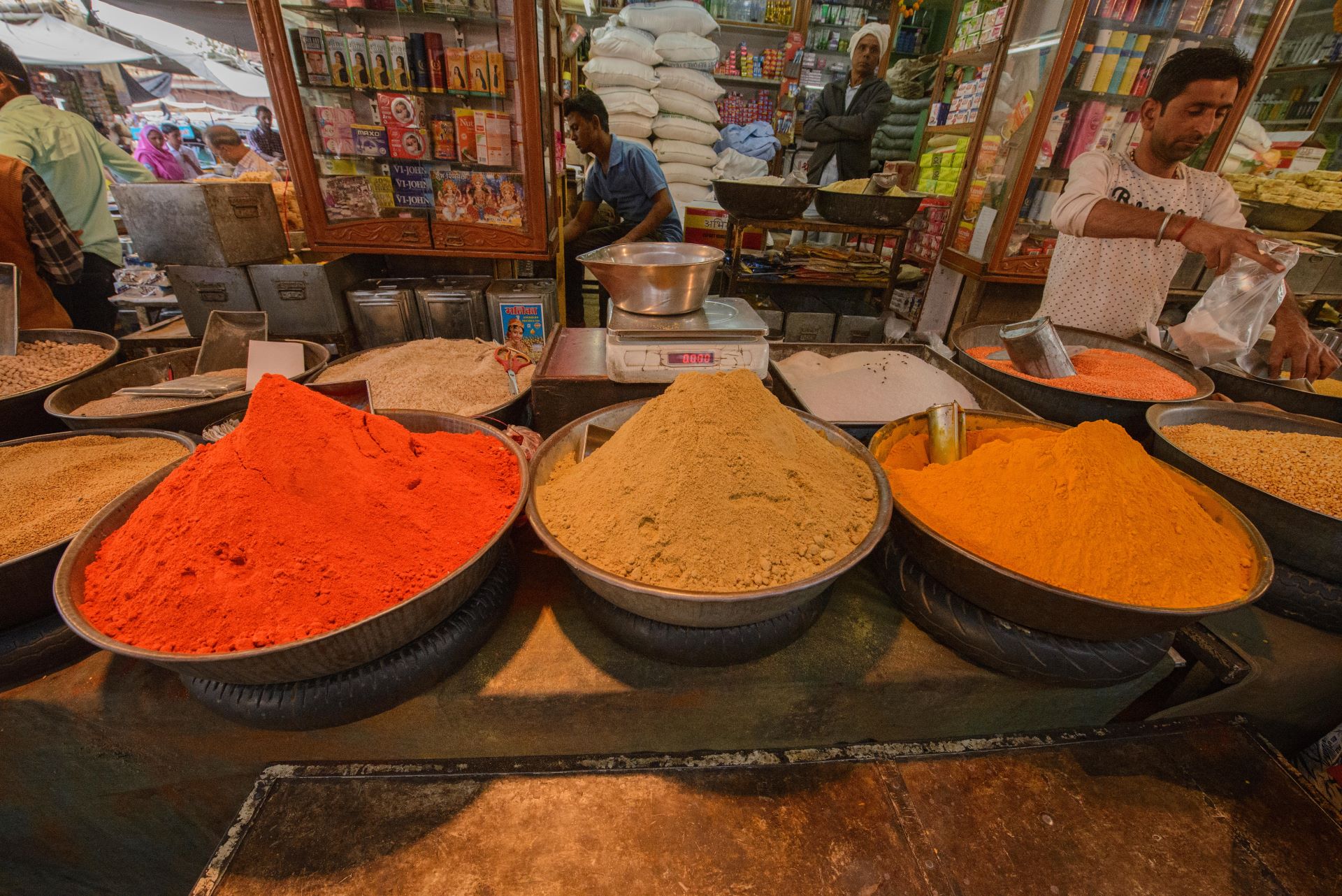 Indian spices in Jodhpur market
