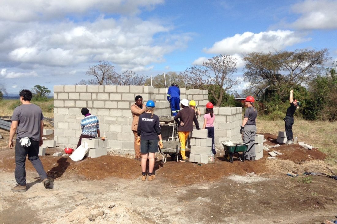 Building project in Africa