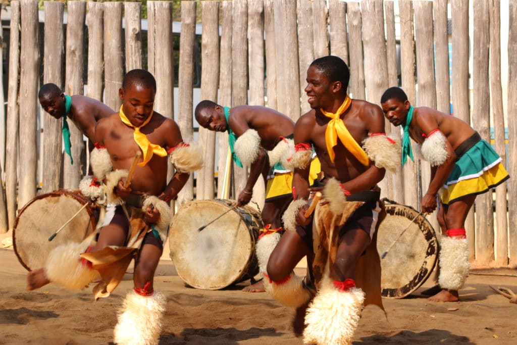 Traditional Swazi dancing