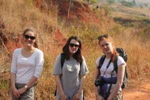 Hikers in appropriate shirts