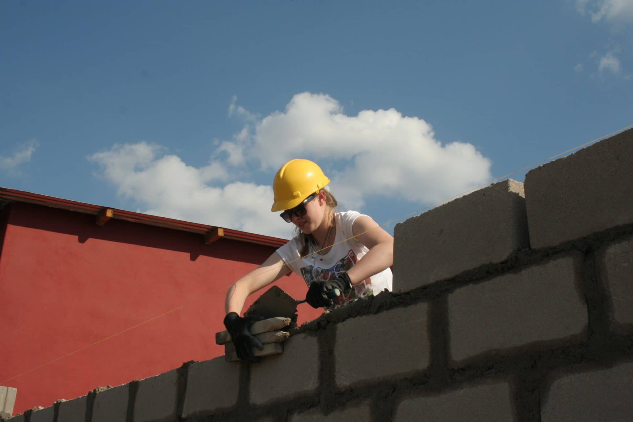 building a classroom in Africa