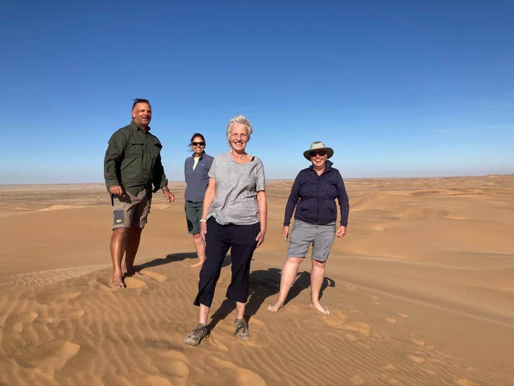 Guests on the Living Desert Tour - Unexpected Life in the Desert 