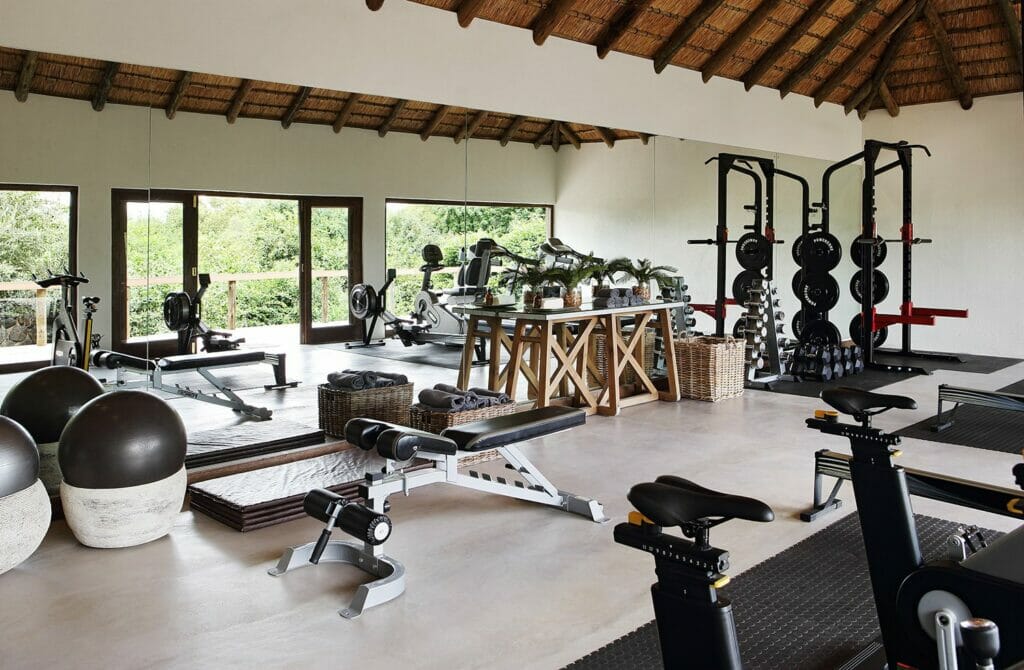 gym on a wellness safari