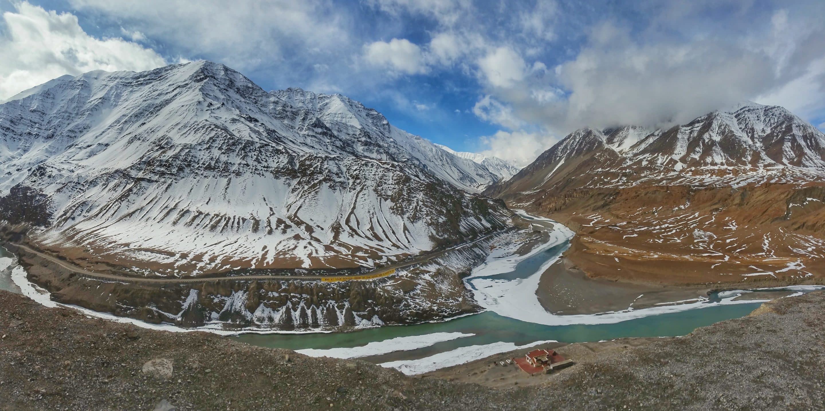 Indus and Zanskar River on the Snow Leopard Safari Itinerary